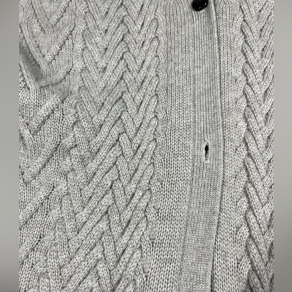 TSE 100% Cashmere Sleeveless Button Down Cardigan Duster Knit Womens Size Large - Picture 2 of 8